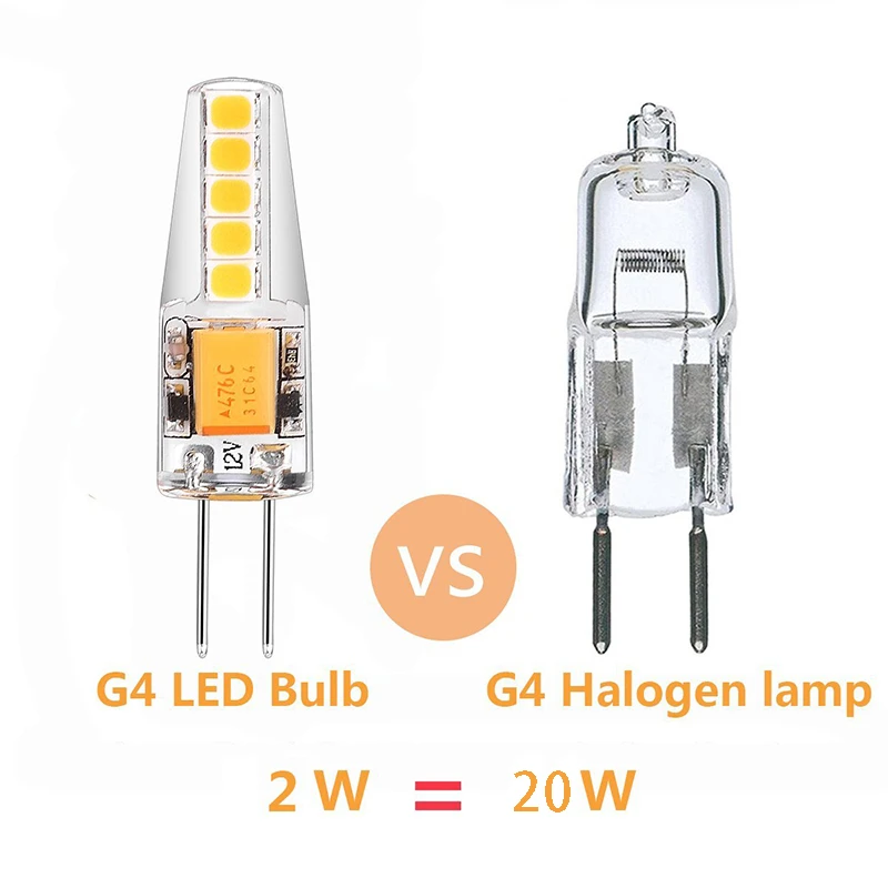 G4 LED bulb 12V AC DC 3W 5W Lampada Lampara Lamp ampul 6led 12led 360 Beam Angle 2835SMD Replace 20W 30W Halogen | Лампы и освещение