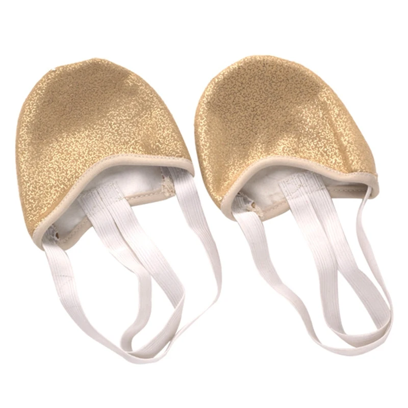 

Half Soft Sole Ballet Pointe Dance Shoes Rhythmic Gymnastics Slippers 2 Colors Dance Foot Set Toe Set Practice Dance Shoes