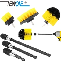 newone power scrubber brush drill brush clean for bathroom kitchen tub tile surfaces power scrub cleaning set with extender