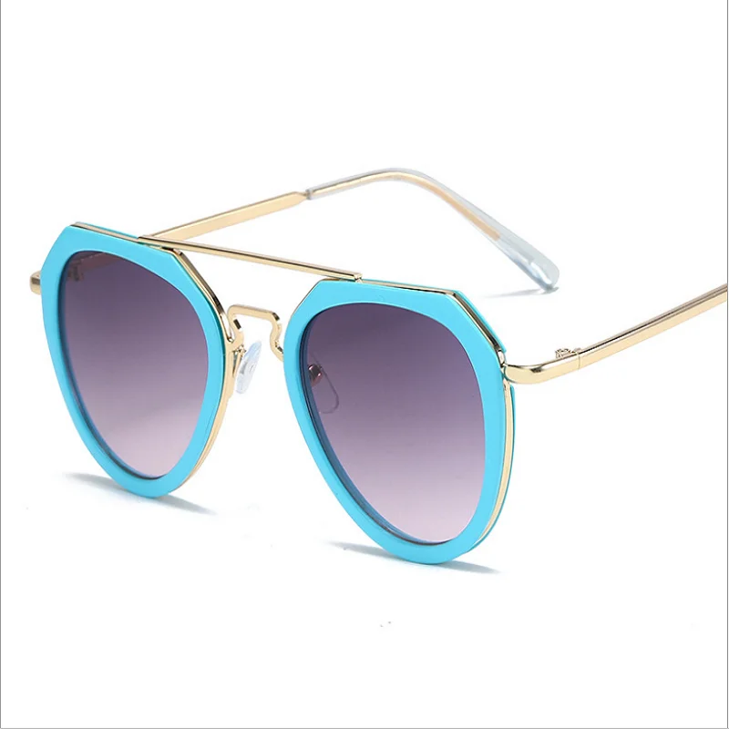 

2021 Sunglasses Classic New Trend Girls Boys Unisex Colorful Children Glasses Metal Frame Kids Travel Shopping Eyeglasses UV400