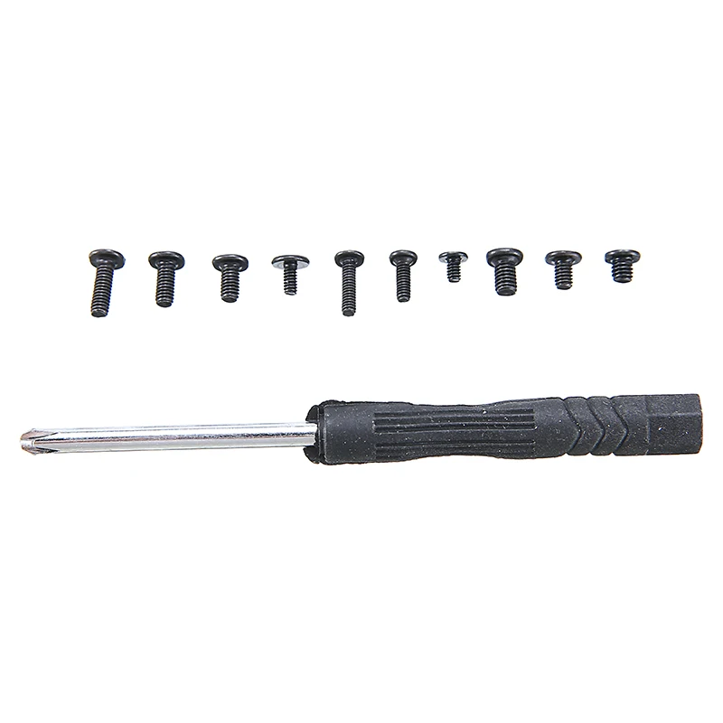 Винты из легированной стали для ноутбука 500 шт. черные мини металлические винты