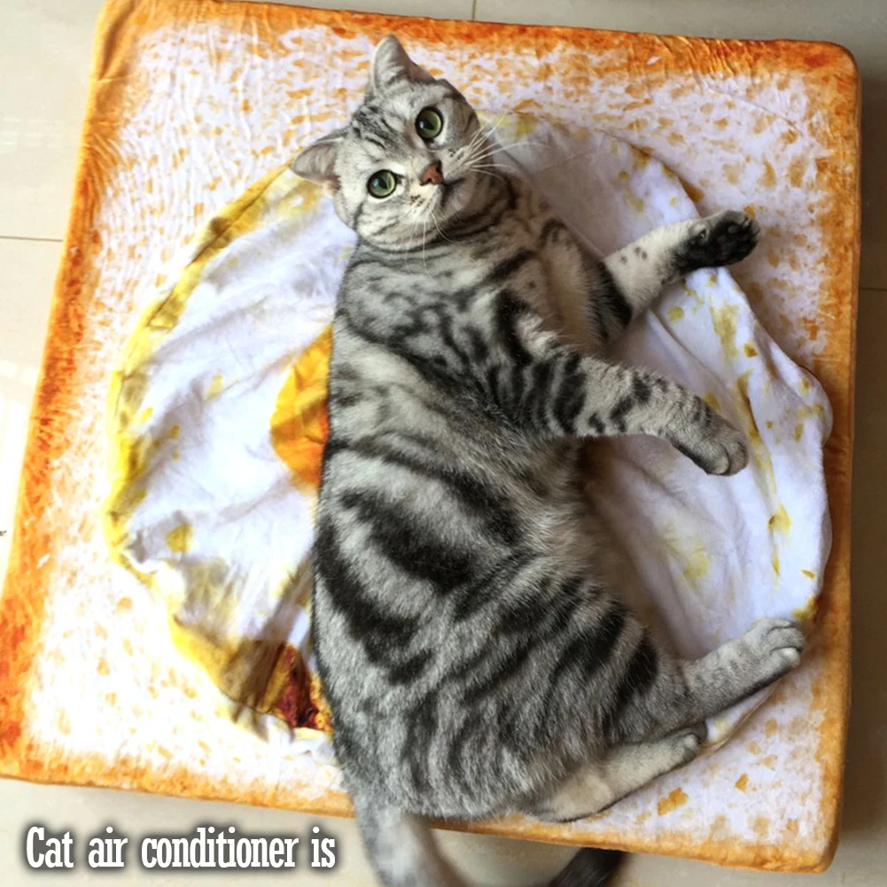 Креативная кровать для домашнего питомца кошка/искусство кошек будка одеяло