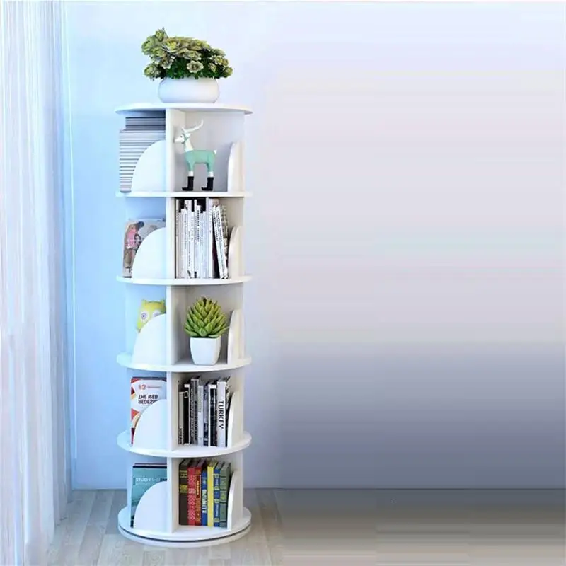 

Minimalist Mobili Per La Casa Estanteria Madera Rotate Rotatable Modern Librero Libreria Scaffale Bookcase Book Case Rack