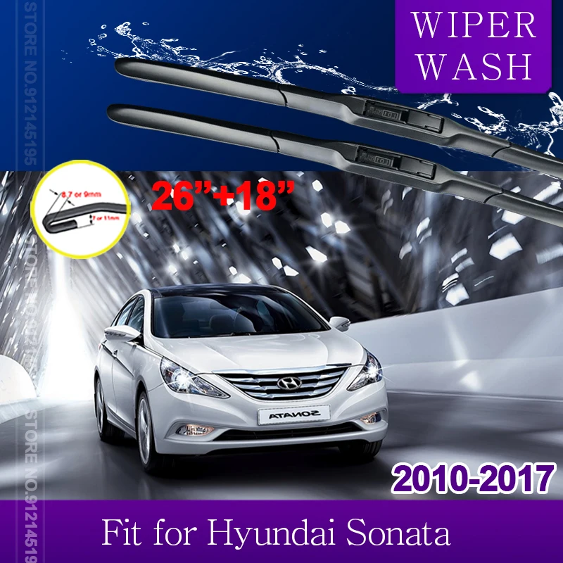 

for Hyundai Sonata YF LF 2010~2017 Car Wiper Blade Windscreen Windshield Wipers Car Accessories 2011 2012 2013 2014 2015 2016