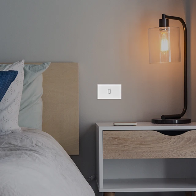 Умный настенный сенсорный выключатель BroadLink Bestcon TC2S RF433 работает с Alexa Google home IFTTT |