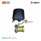 Умный водяной клапан Zigbee Tuya, Wi-Fi, газовый клапан, совместим с Alexa Google Home, запорный контроллер Zigbee 3,0