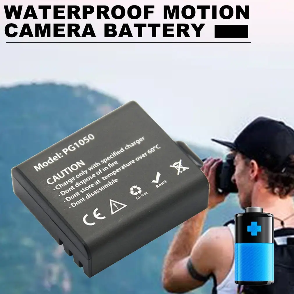 USB двойное зарядное устройство+ 2 шт 1050mAh перезаряжаемая литий-ионная камера батарея для eken H9 H9R H3 H3R H8PRO H8R H8 pro спортивная Экшн-камера