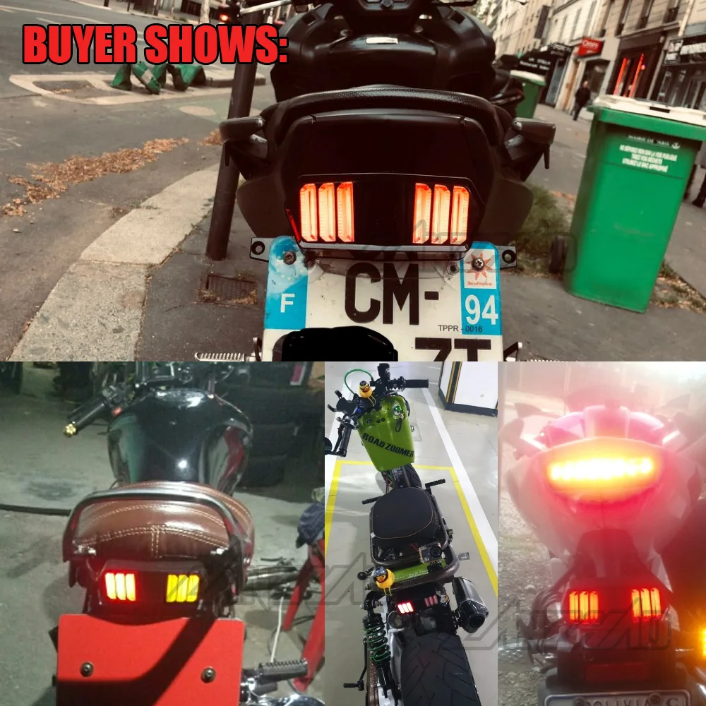 Задний светодиодный фонарь для мотоцикла Honda MSX125 CBR650F CTX700 CTX700N остановка хода
