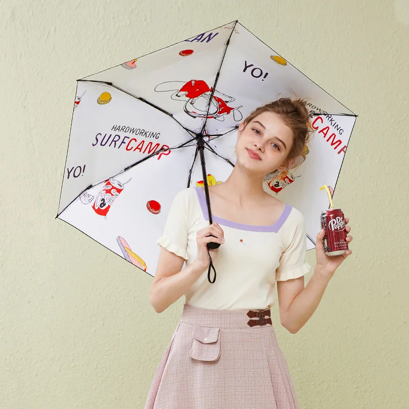 

Mini Capsule Women Umbrella Sun Rain Japanese Ultra Light Small Parasol UV Protection Small Portable Parasol Women Windproof A5A