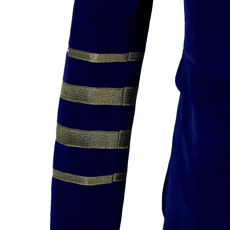 Костюм мужской двубортный замшевый с воротником шалью и вышивкой|Пиджаки| |