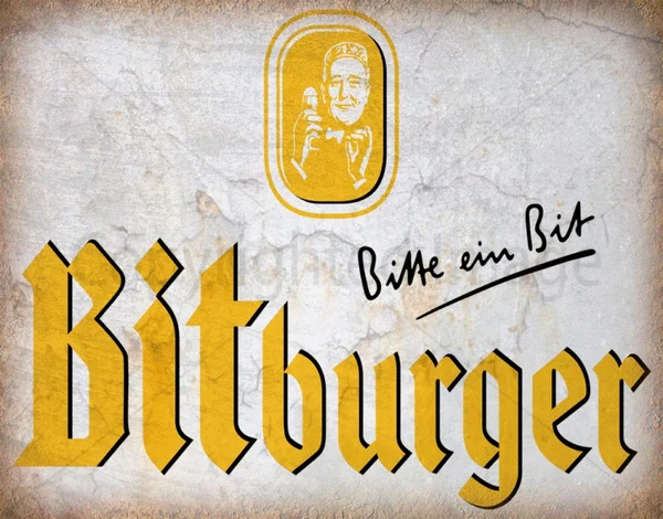

Bitburger Lager Beer Vintage Pub Metal Tin Sign Poster Wall Plaque