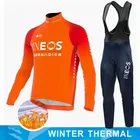Зимние теплые флисовые велосипедные Джерси INEOS Grenadier, гоночные велосипедные костюмы, горная велосипедная одежда для велоспорта Ropa Ciclismo #