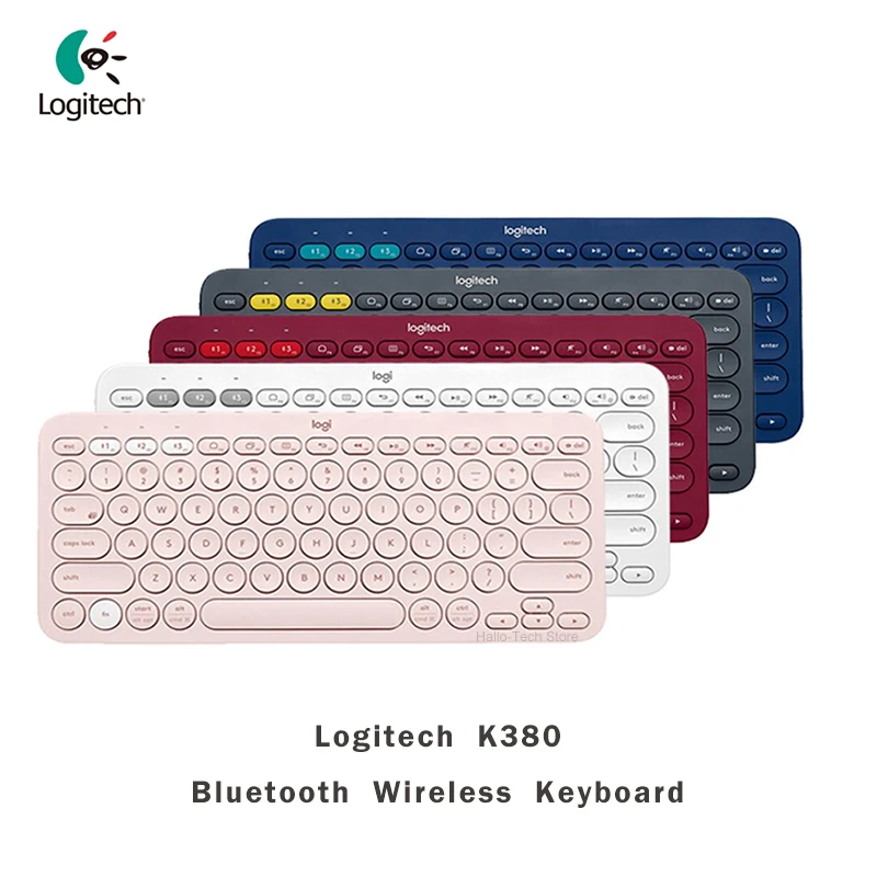 

Bluetooth-клавиатура Logitech K380, многофункциональная беспроводная клавиатура, многоцветная, для Windows, MacOS, Android, IOS, универсальная клавиатура для Ipad
