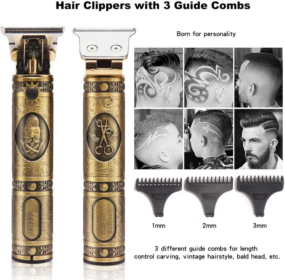 

Electric Hair Clipper Rechargeable Shaver Beard Trimmer Professional Men Hair Cutting Machine Beard Barber Hair Cut GH19