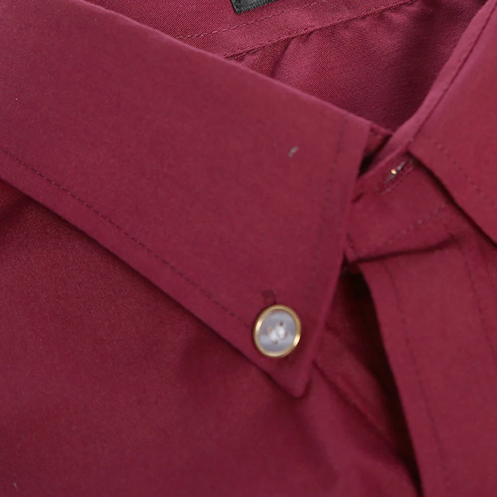 Рубашка мужская однотонная на пуговицах модная сорочка с коротким рукавом и