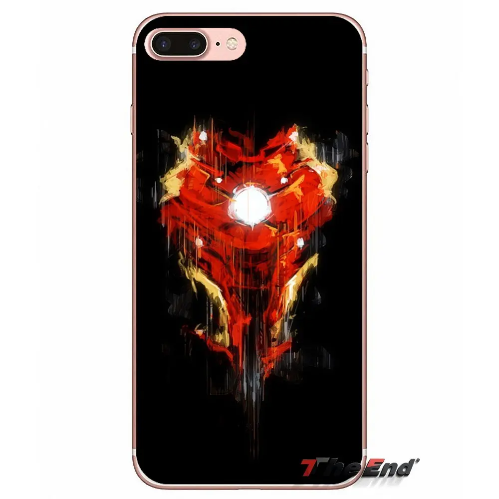 Super hero Железный человек мягкий силиконовый из ТПУ чехол для samsung Galaxy S9 Plus Note 8 One