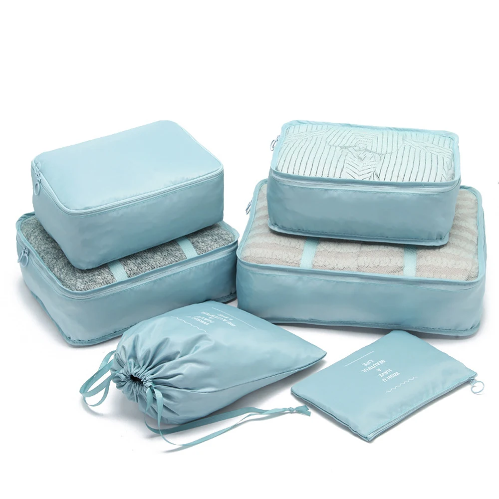 Дорожные упаковочные Кубики 6 комплектов органайзер для багажа сумки хранения