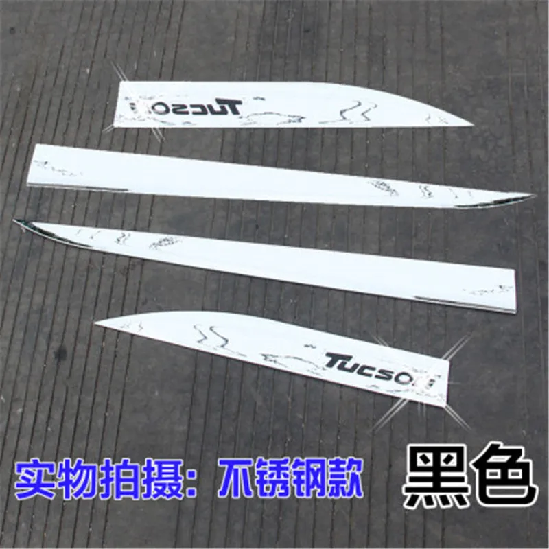 

Car-styling For Hyundai Tucson 2015-2019 High quality stainless steel body side moldings side door decoration Door trim