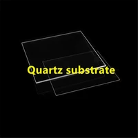 quartz substrate jgs1 ultraviolet 10 %c3%97 10 %c3%97 1mm square lens double sided fine polishing can be used for coated lenses
