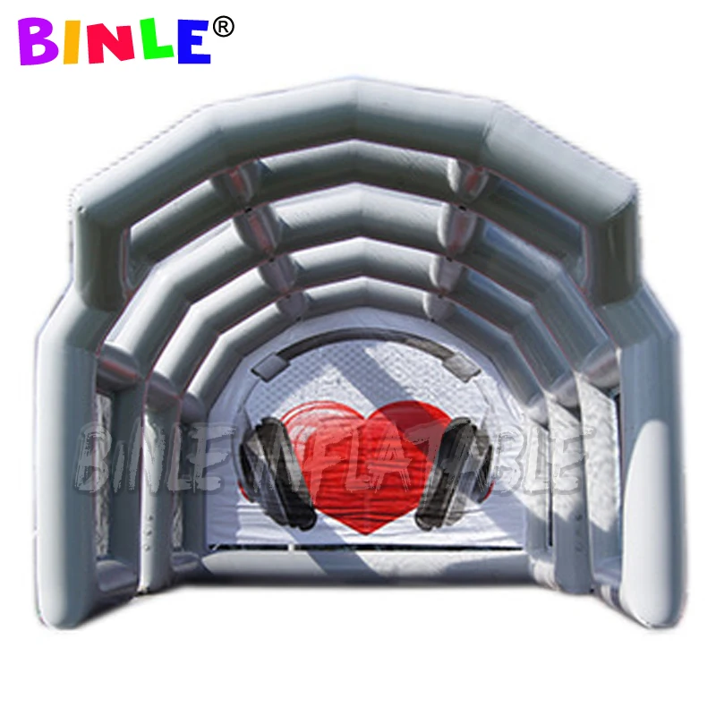 

Wonderful inflatable stage cover with background tublar arch clear inflatable bubble tent for advertising