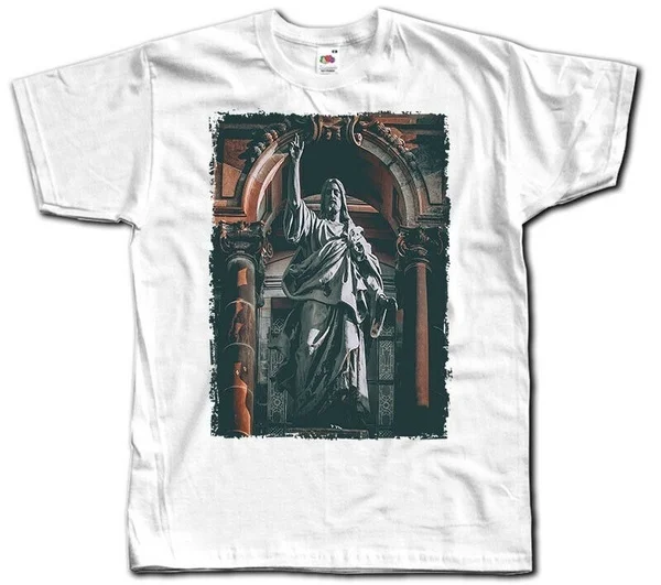 

New Jesus Christ Catholic T-shirt TEE v1 White sizes S M L XL 2XL 3XL 4XL 4xl