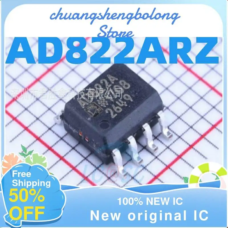 

10-200PCS AD822 AD822AR AD822ARZ New original IC