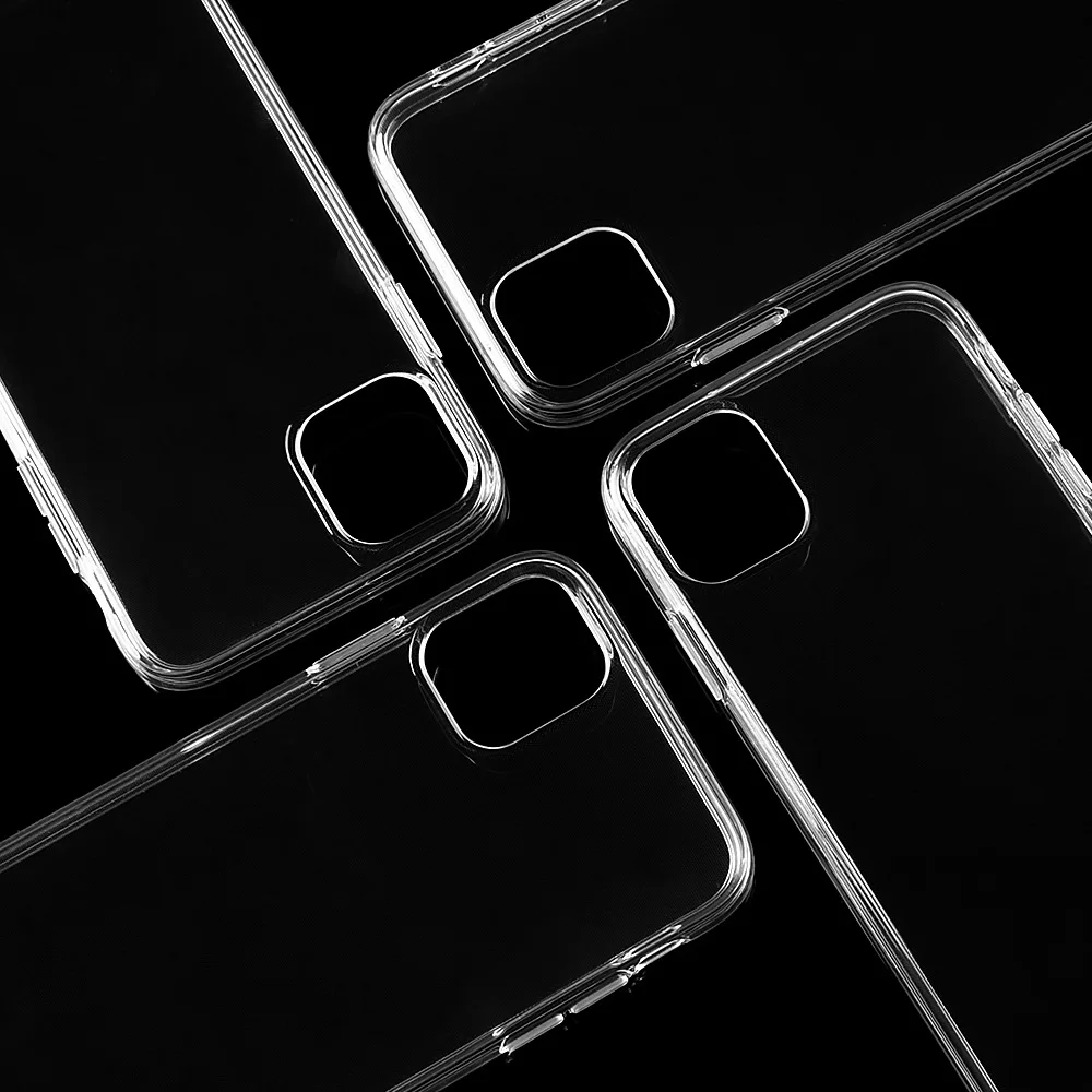 transparent clear case for iphone11 pro max xr xs max 7 8 plus 6s plus 5s 5 simple solid color soft silicone case cover free global shipping