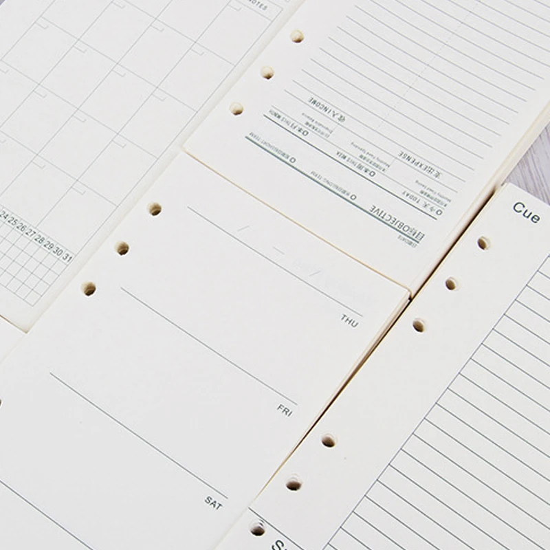 Оригинальные Канцелярские принадлежности монохромный блокнот А6 с отрывными