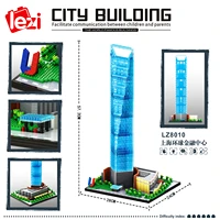 shanghai financial center architecture building set model kit steam construction toy gift for kids and adults 4173 pcs