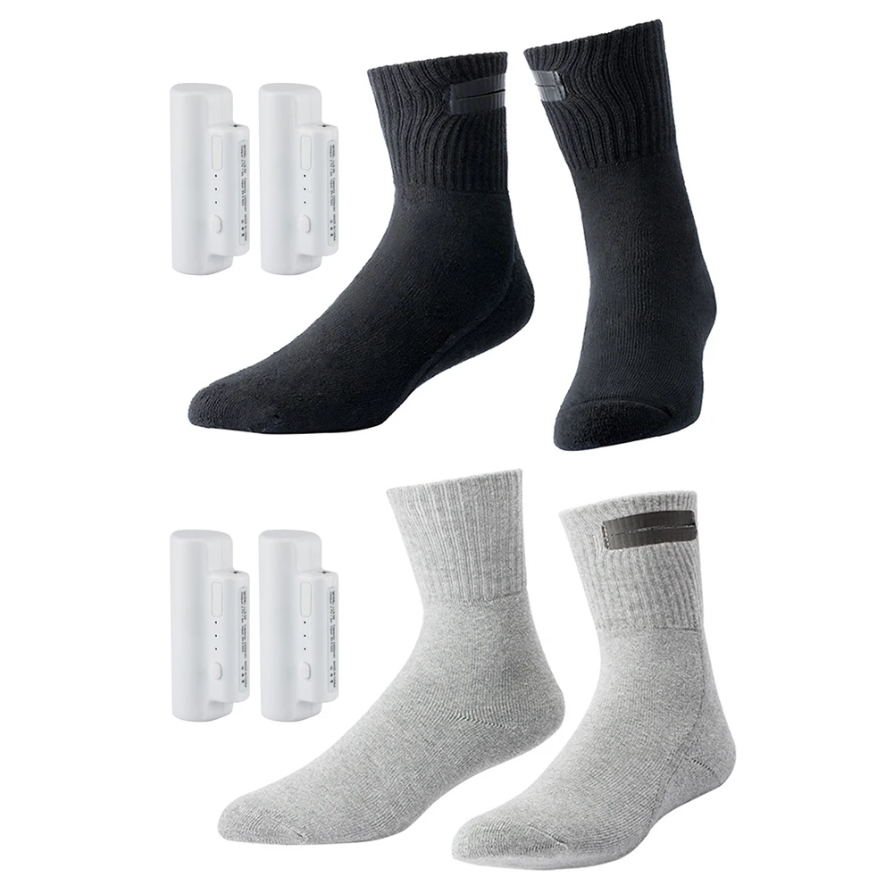 

2500mah Winter Heated Socks Thermosocks Men's Women's Thermal Heating Foot Warmer Electric Socks Warm Socks CyclingTrekking Ski