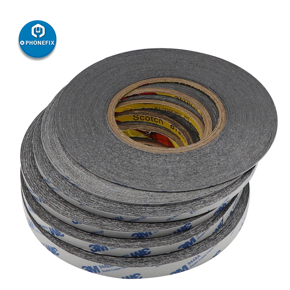 

Черная двухсторонняя клейкая лента 6 мм, водонепроницаемая акриловая кислотная лента, наклейка для ремонта экрана iPhone, планшета, телефона, Ж...
