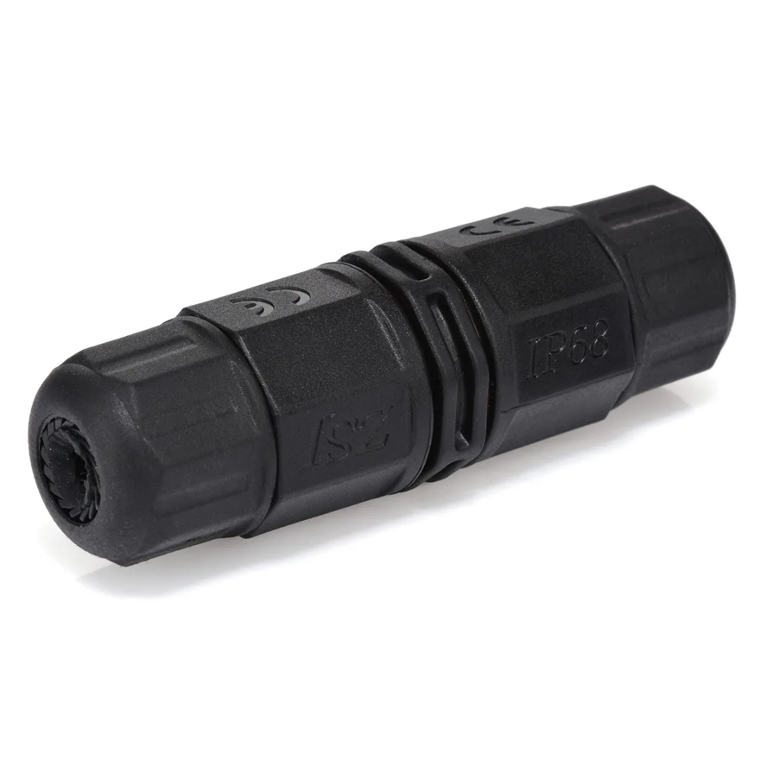 Водонепроницаемый соединитель 3 контакта 15 А IP68 10 мм|dc waterproof connector|waterproof dc connectordc