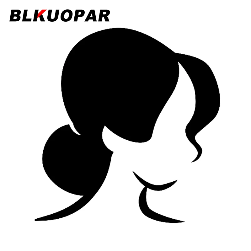 

BLKUOPAR для красивой молодой девушки, наклейки для холодильника, кондиционера, водонепроницаемые Фотообои