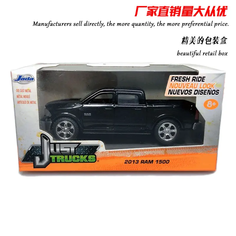 DODGE RAM 1500 Black JADA 1/32 масштаб Плимут GTX, тойота Супра, ниссан R34, Dodge зарядное устройство, HONDA S2000, Mitsubishi Eclipse литая металлическая модель автомобиля игрушка - Цвет: DODGE RAM 1500 Black