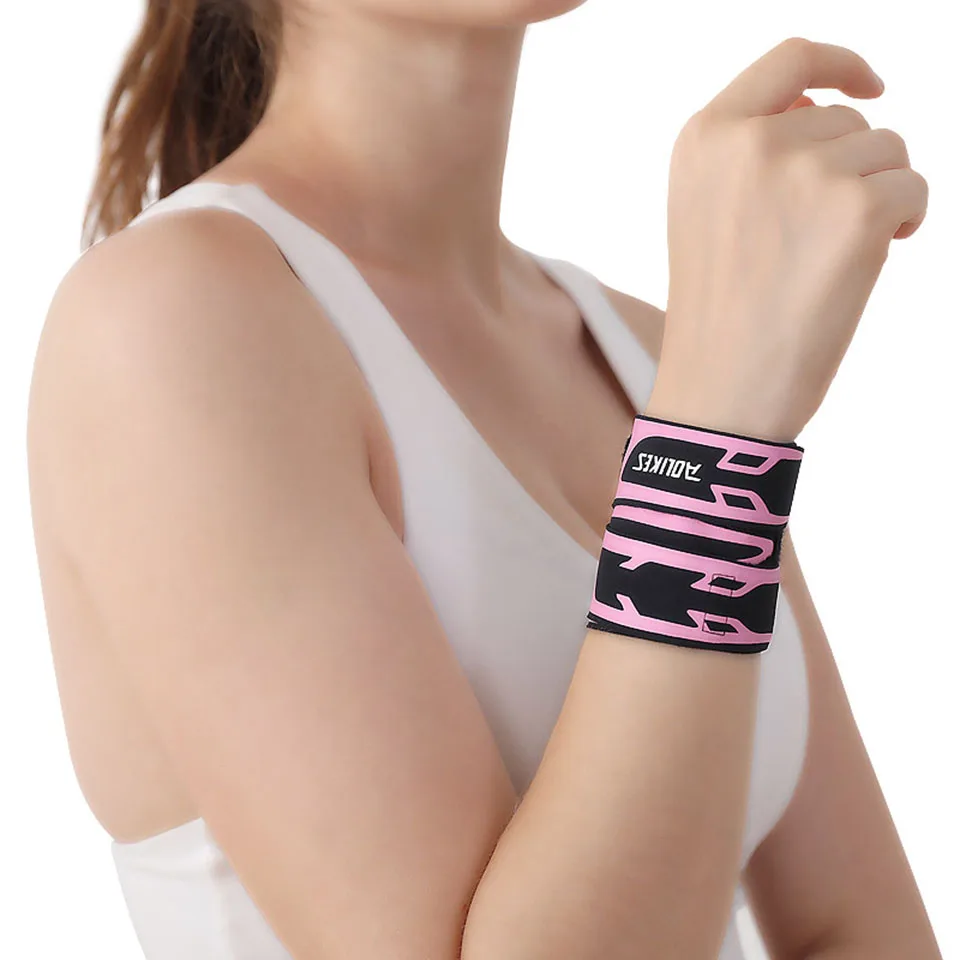 Спортивная компрессионная повязка на запястье AOLIKES поддерживающий бандаж для