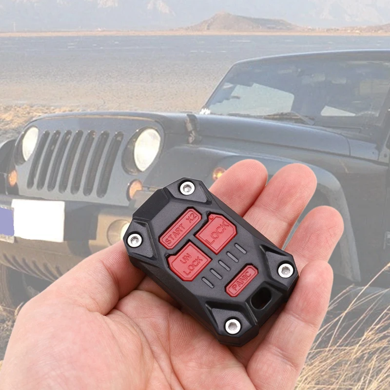 Car Key Shell Cover Case Frame for Jeep Wrangler JK 2008-2017 Compass Patriot 2011-2016 Protective Interior Accesso | Автомобили и