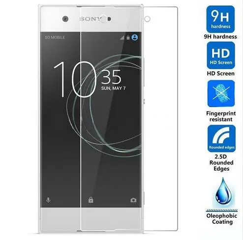 

Защитная пленка для sony xperia xa1 plus, закаленное стекло, передняя 2.5d 9h защитная пленка, Защитная пленка для hd ЖК-экрана для xa1 plus, чехол