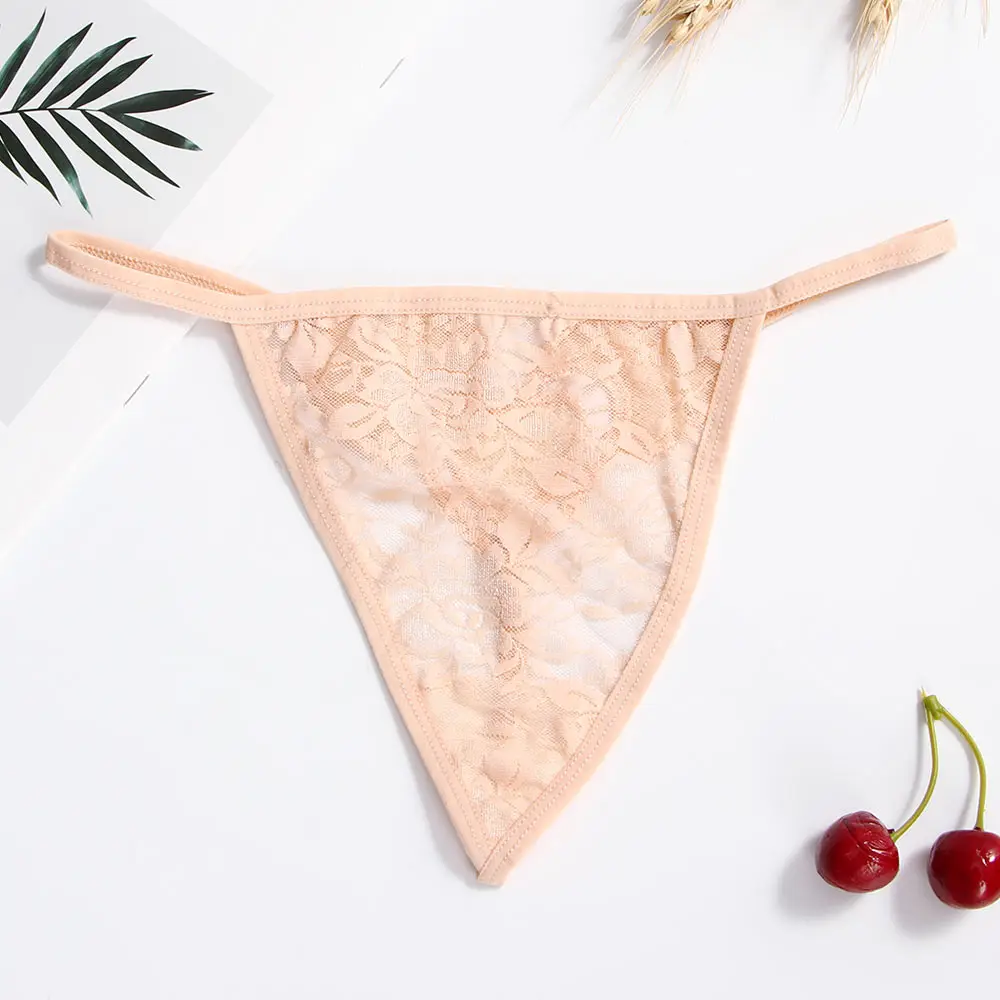 Trendy Heart Lace Transparent Thongs Women Low Waist Hollow Underwear G-string Panties Lingerie Sexy Lady Briefs | Женская одежда
