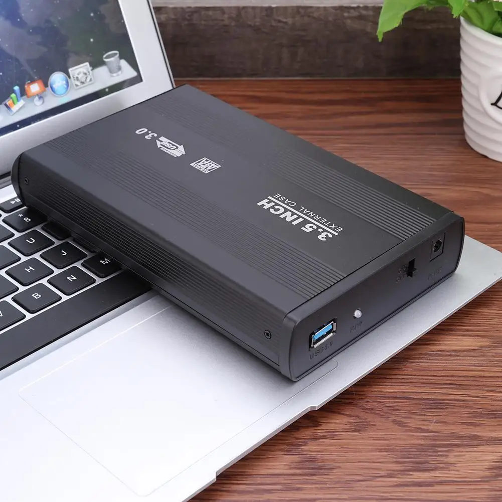 3 5 дюймов жесткого диска SATA HDD SSD корпус для внешнего USB3.0/USB2.0 Алюминий сплав