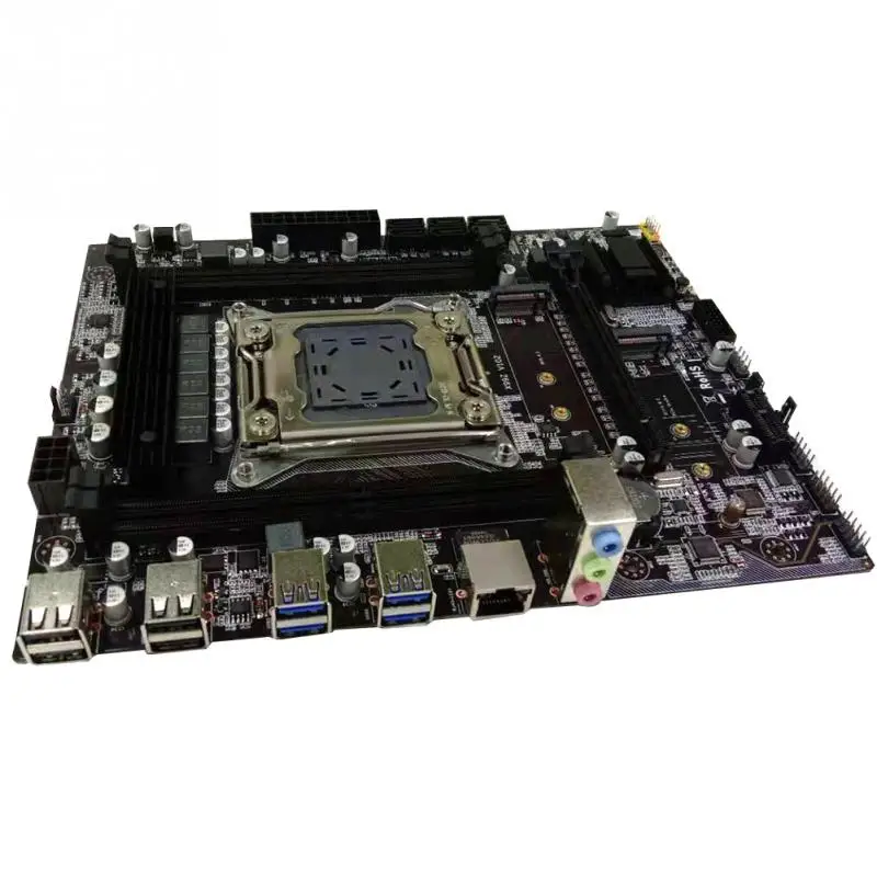 2011 3 материнская плата X99 LGA поддержка DDR4 с PCIE SATA NVME M.2 SSD двойной протокол слот LGA2011-3 64 Гб памяти
