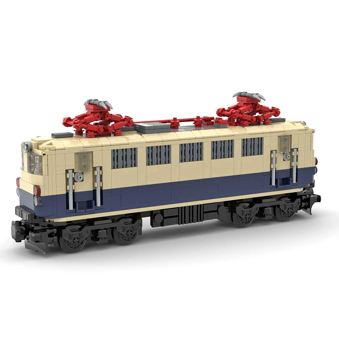 670 шт. MOC-43801 6 Широкий динамический DB BR 141-Электрический локомотив немецкий класс 141