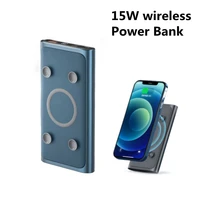2022power bank 22 5w ultra fast charging 15w wireless charging portable mini powerbank external battery charger auxiliary