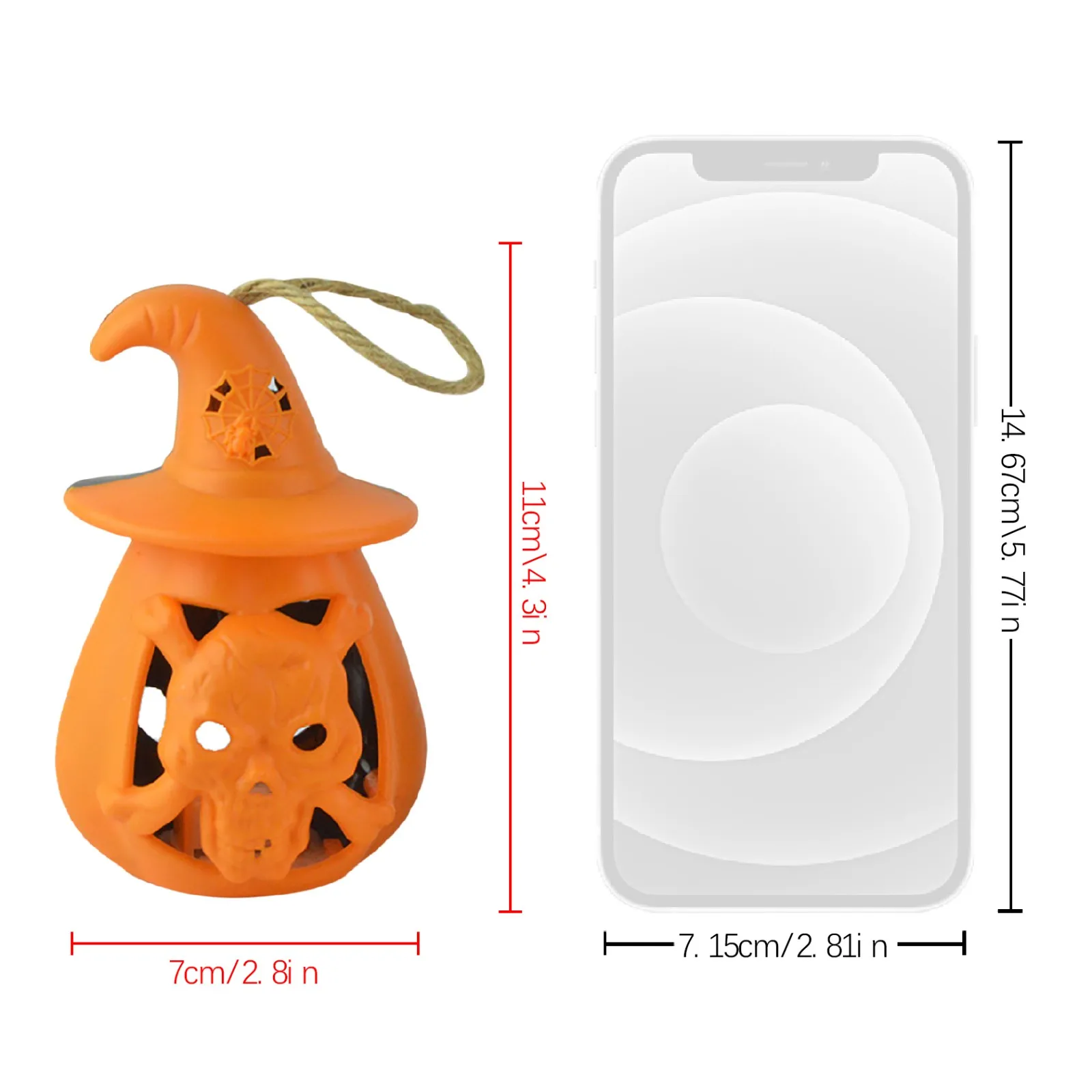 

12pcs Halloween Glowing Lanterns Pumpkin Lanterns Halloween Buckets Pumpkin Lanterns Halloween Party Decoration Lanterna