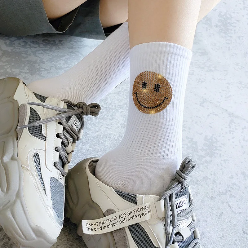 

Korean Style Harajuku Socks Women's Skateboard Long Socks Creative Fun Lightning Hip Hop Style Socks Unisex Street Couple Socks