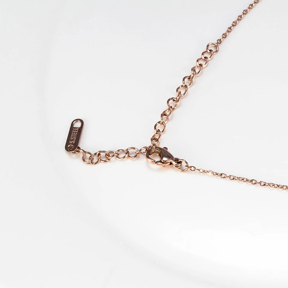 Ожерелье с подвеской глаз дьявола колье из нержавеющей стали и золота