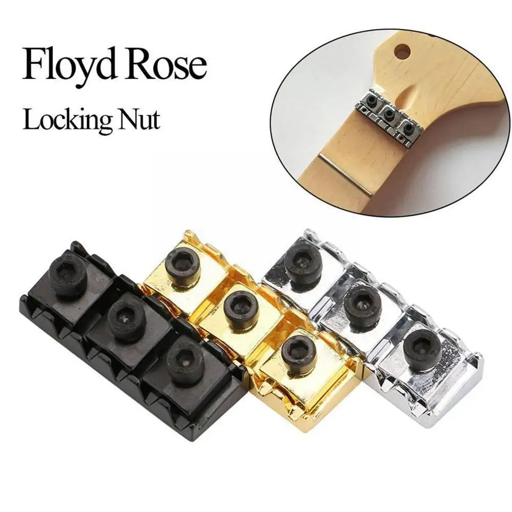 

2 шт., гайки для электрической гитары, с ключом и винтами