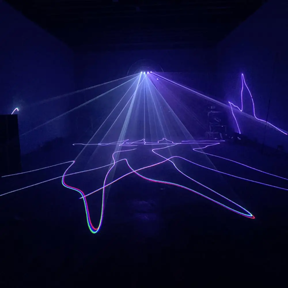 Система лазерного шоу с четырьмя линзами мощная лазерная система для