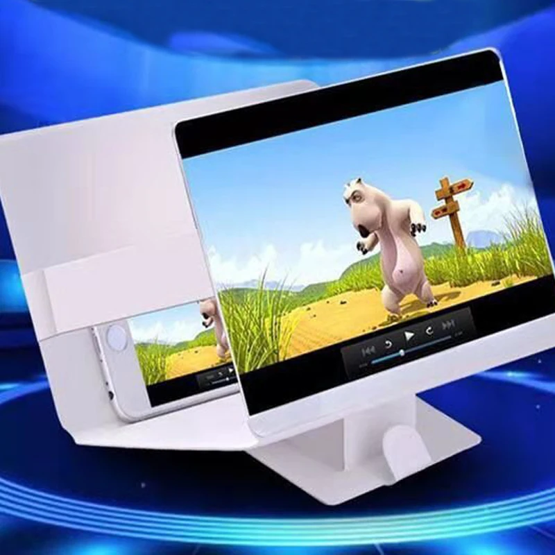 Fiuzd Универсальный мобильный телефон 3D экран HD видео усилитель увеличительное стекло Подставка Кронштейн держатель топ продаж лучшие продажи