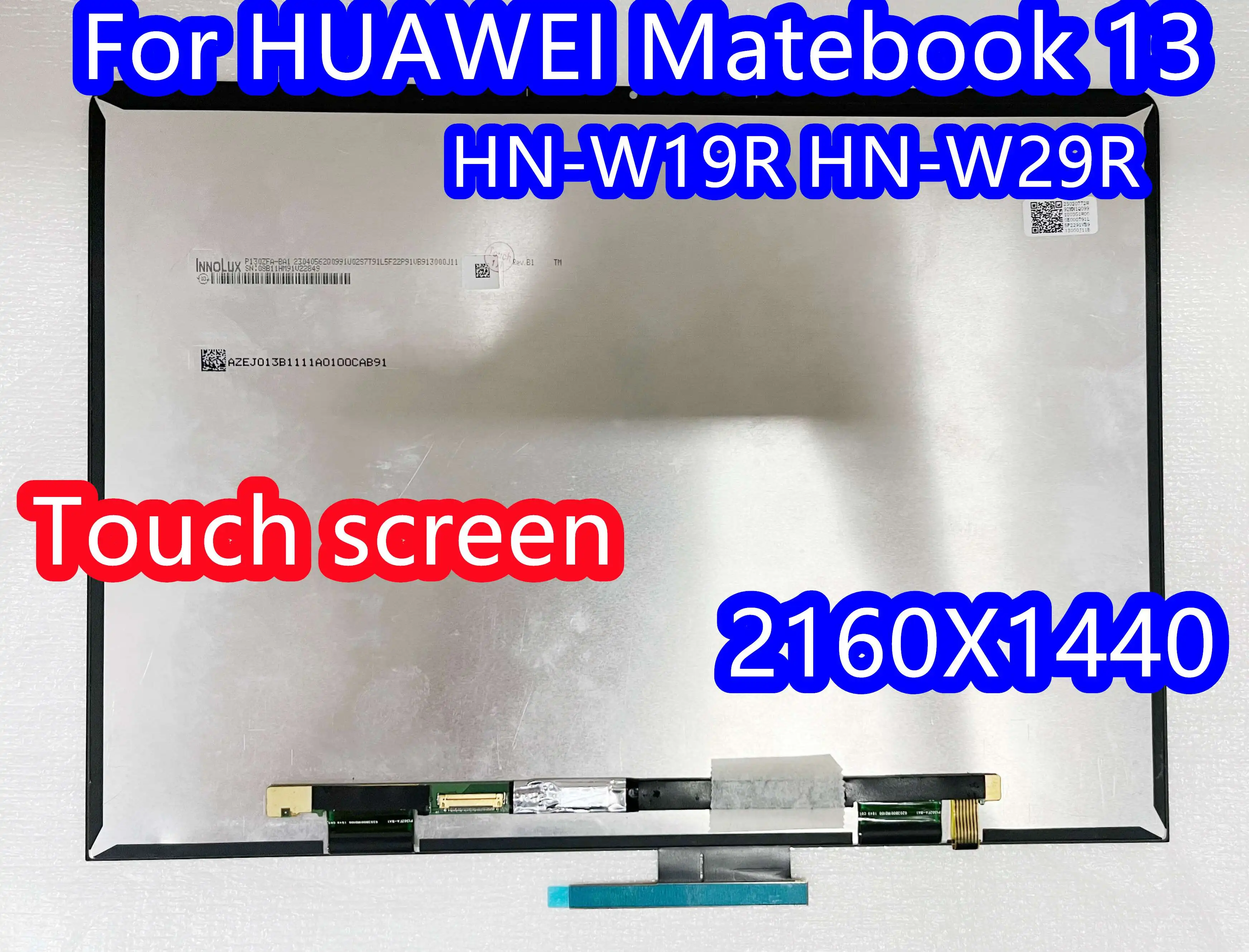 13-дюймовый для Huawei MateBook 13 Φ ЖК-дисплей с сенсорным экраном в сборе разрешение 2k