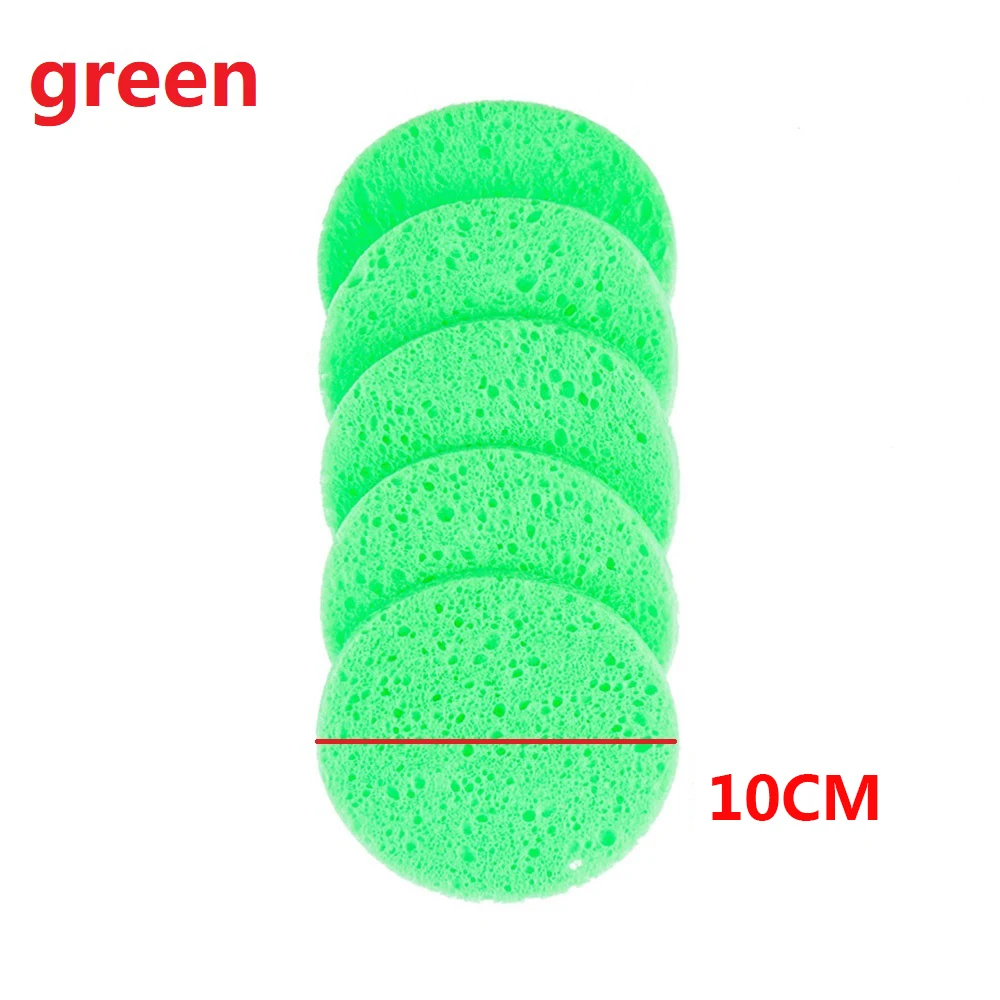 G10cm 5/10 шт./лот натуральный очищающий спонж мягкие средства ухода за кожей лица компресс губка для мытья очистка обладает отшелушивающим эффектом, средство для ухода за кожей средство для снятия макияжа Инструменты - Цвет: G10cm